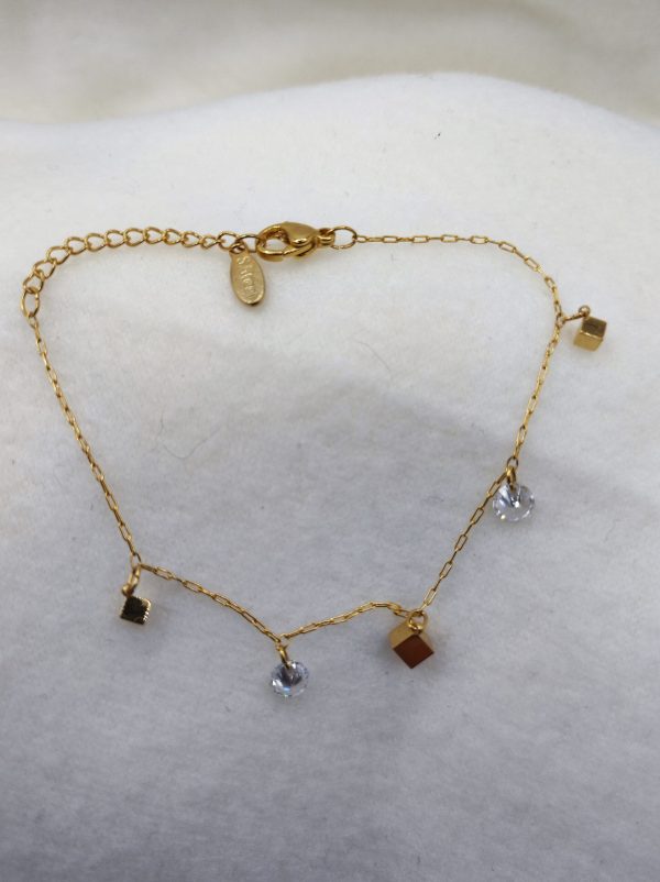 Bracelet en acier inoxydable breloque