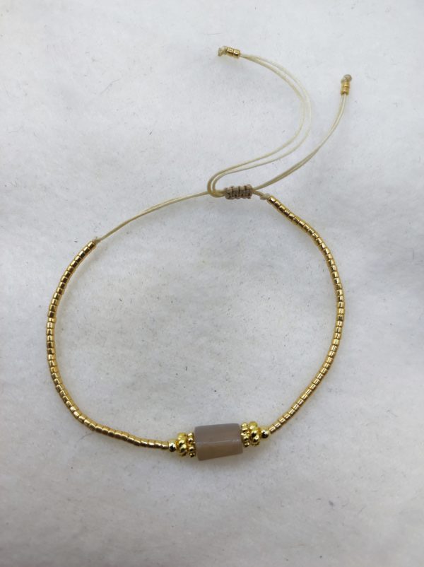 Bracelet perle pierre