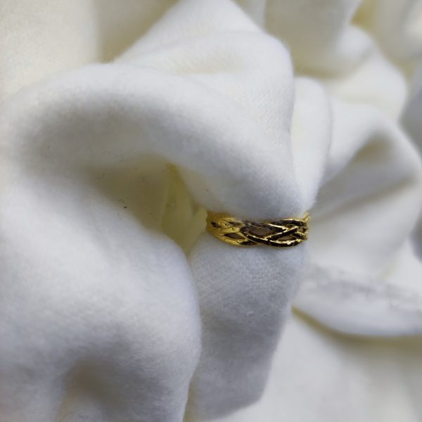 Bague en acier inoxydable toute simple
