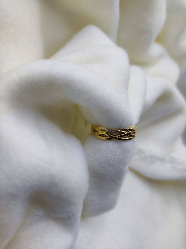 Bague en acier inoxydable toute simple