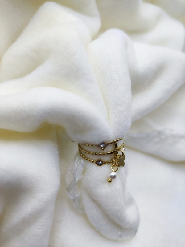 Bague en acier inoxydable ajustable