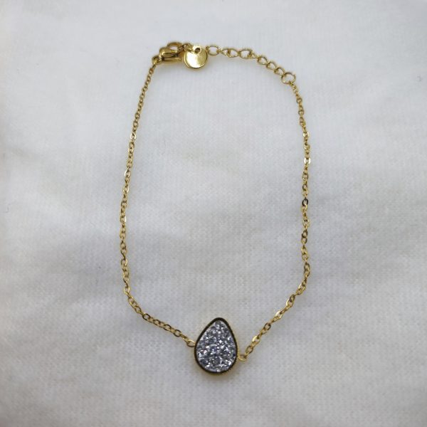 Bracelet en acier inoxydable larme