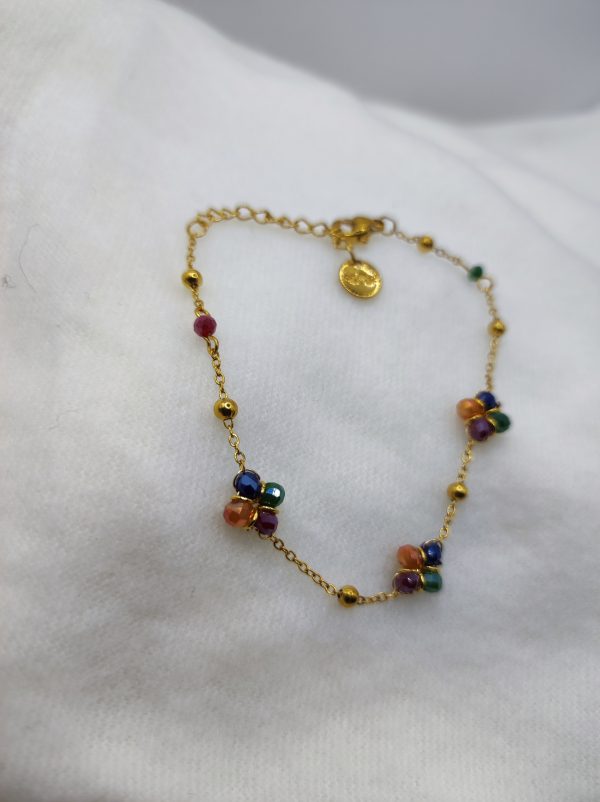 Bracelet en acier inoxydable coloré
