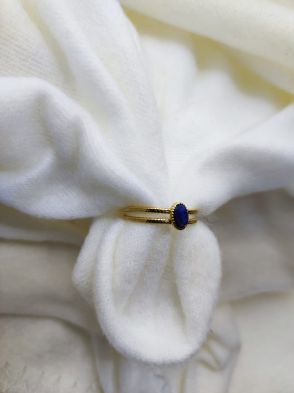 Bague en acier inoxydable deux anneaux