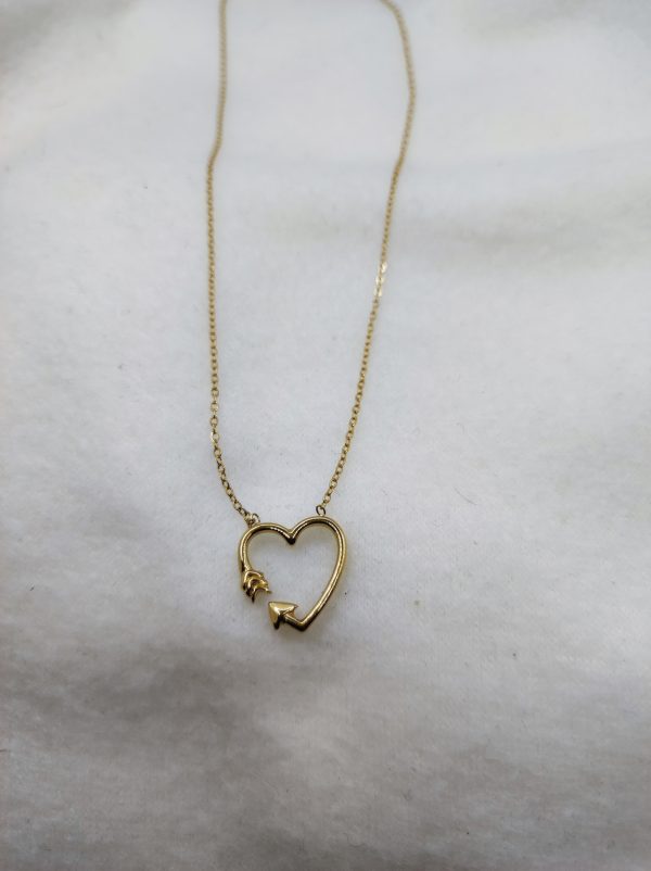Collier en acier inoxydable doré