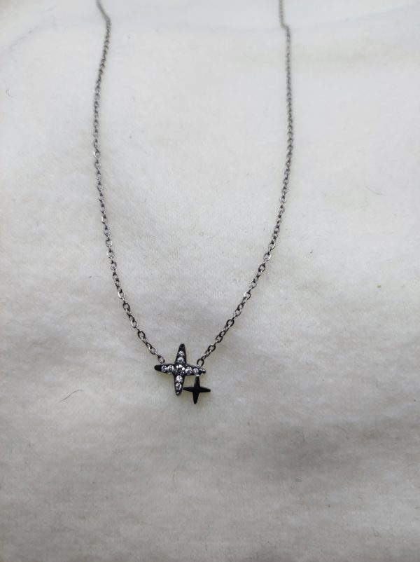 Collier en acier inoxydable étoile