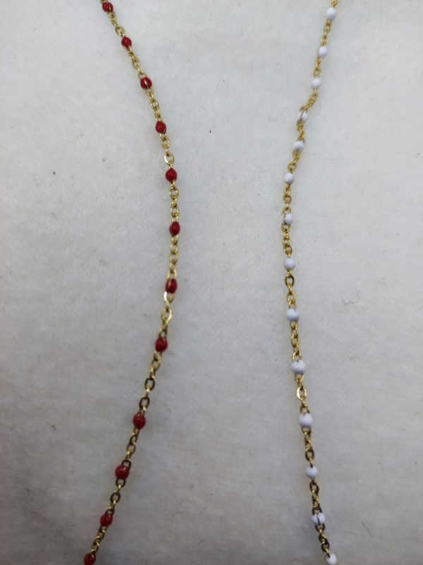 Collier en acier inoxydable doré