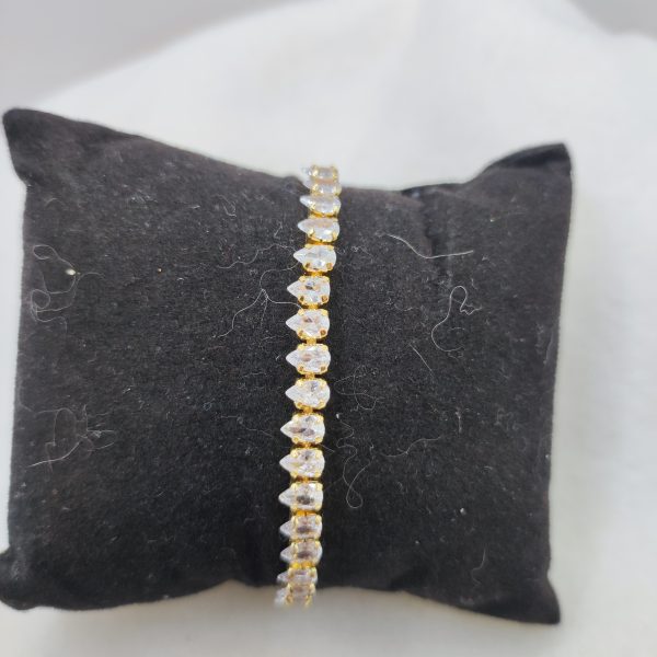 Bracelet en acier inoxydable doré