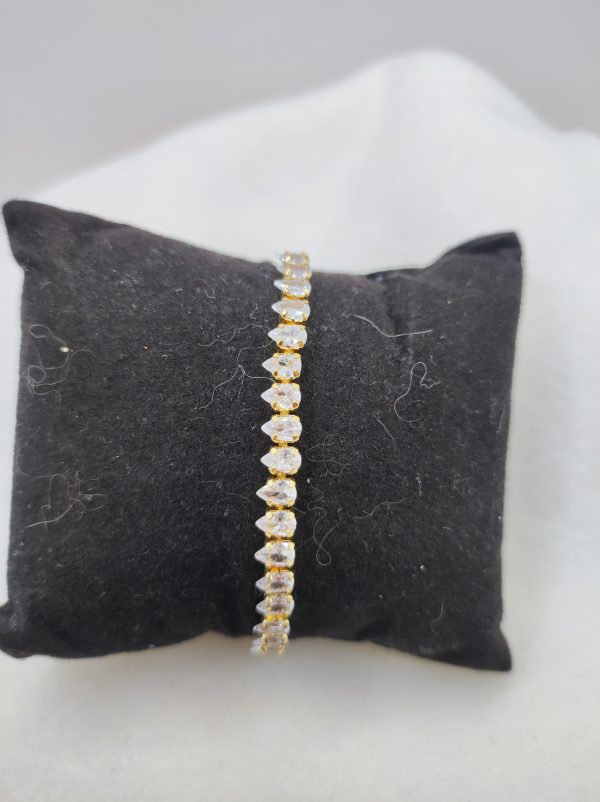 Bracelet en acier inoxydable doré