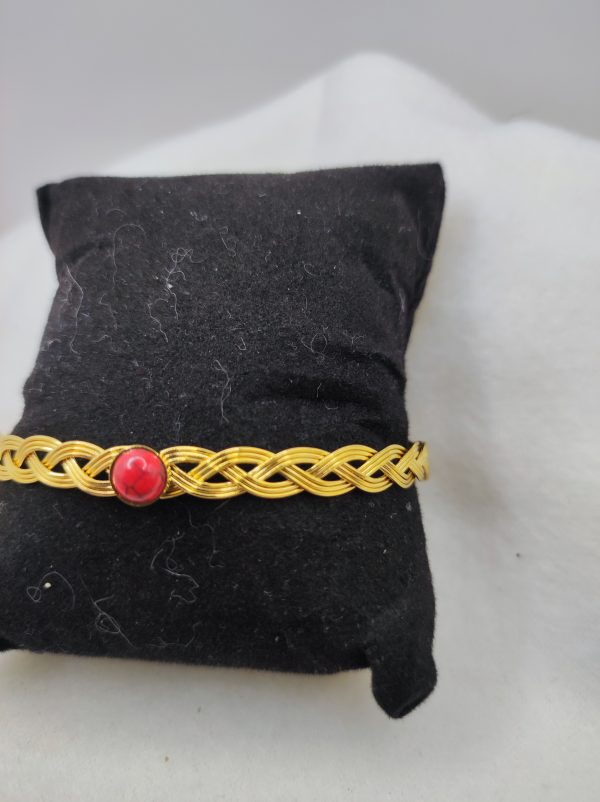 Bracelet en acier inoxydable tressé