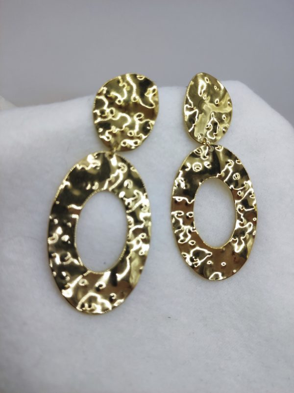 Boucles d'oreille en acier inoxydable originales
