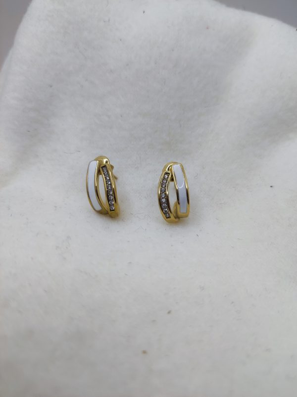 Petites boucles d'oreilles en acier inoxydable