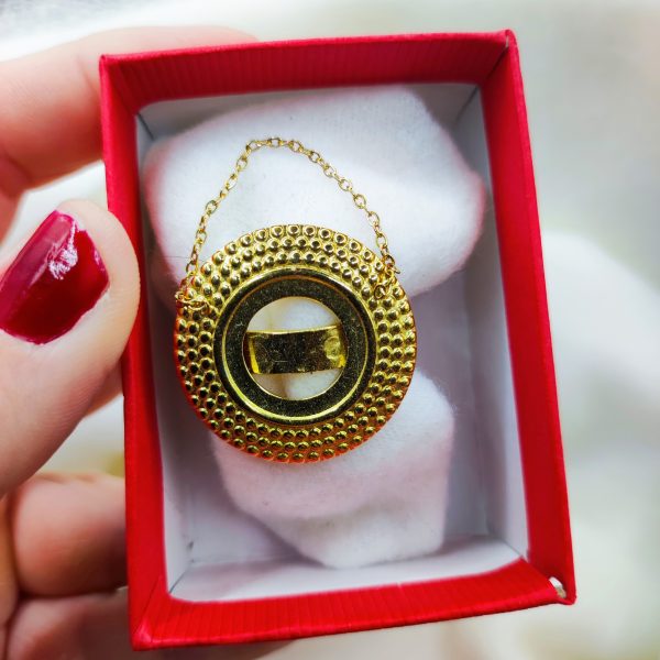 Grande bague en acier inoxydable