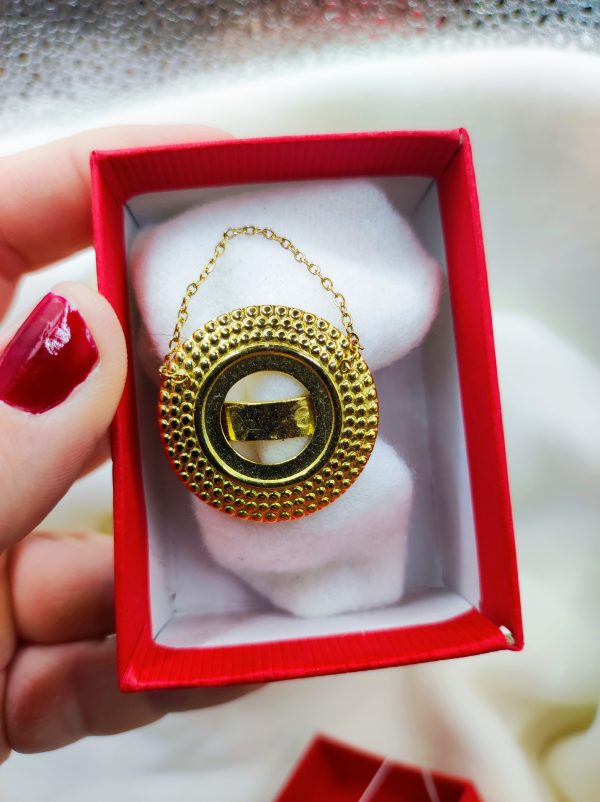 Grande bague en acier inoxydable
