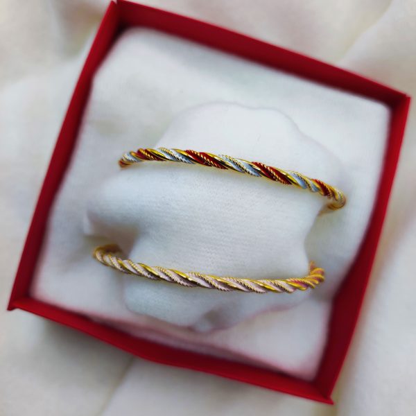 Bracelet en acier inoxydable torsadé