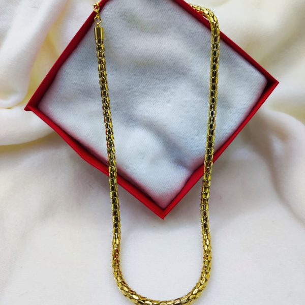 Collier en acier inoxydable chaîne épaisse