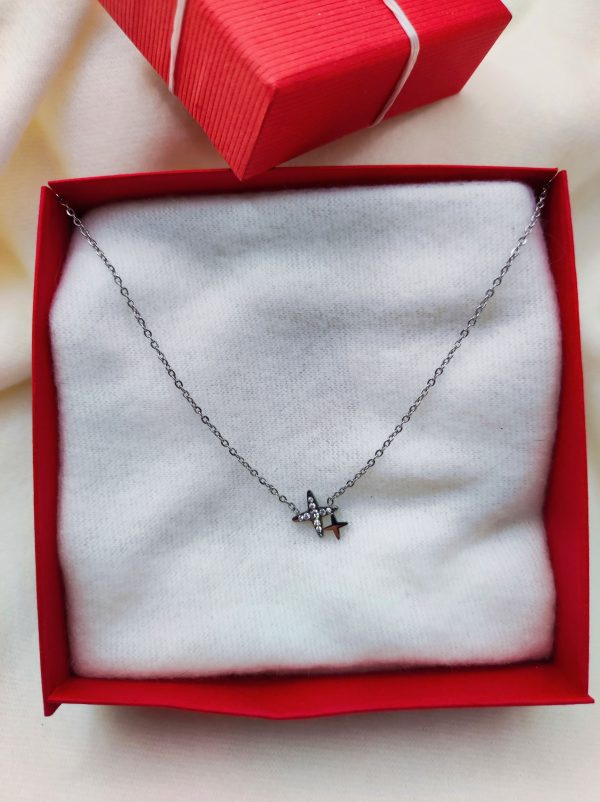 Collier en acier inoxydable en forme d'étoile