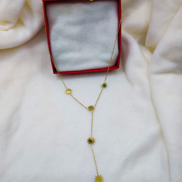 Collier en acier inoxydable doré